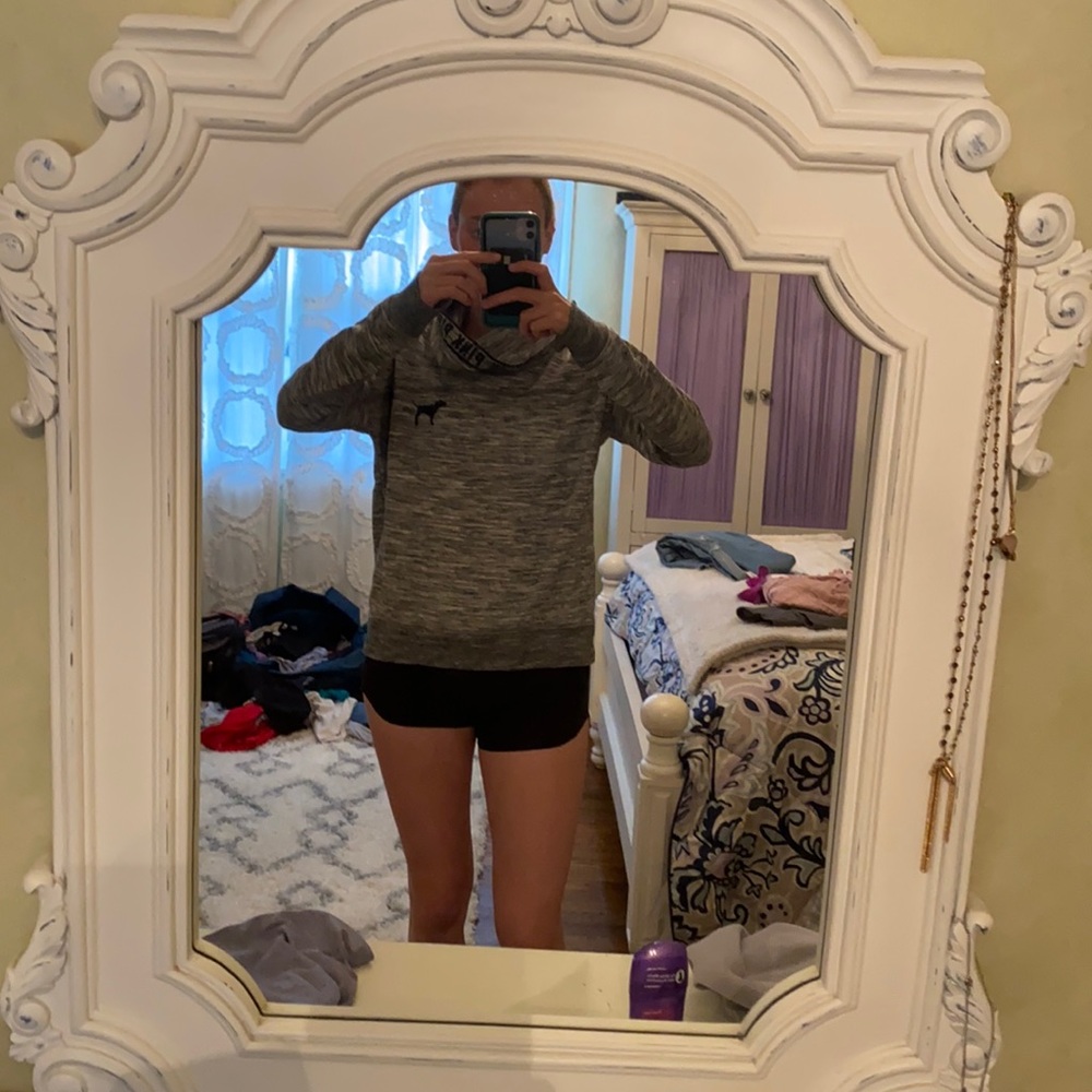 Pink Victoria secret sweatshirt